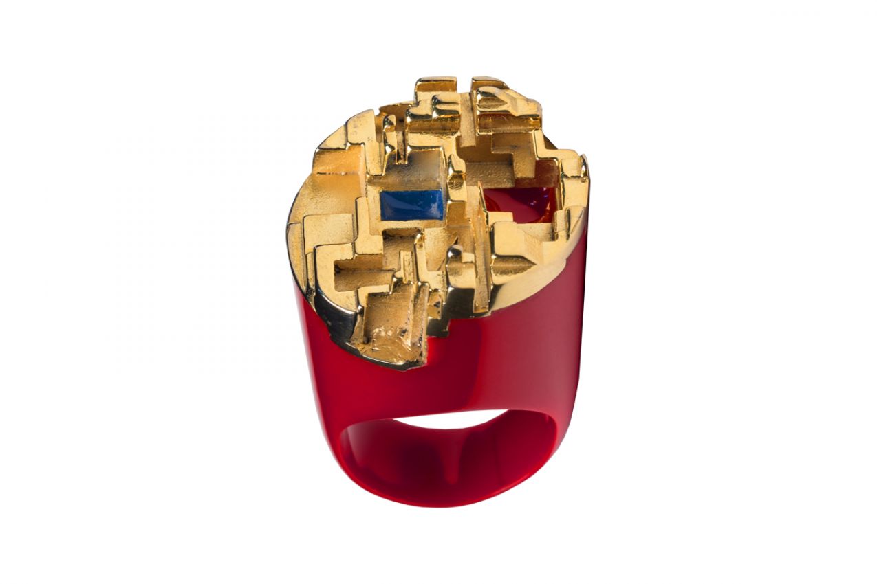 "THEO RED" RING